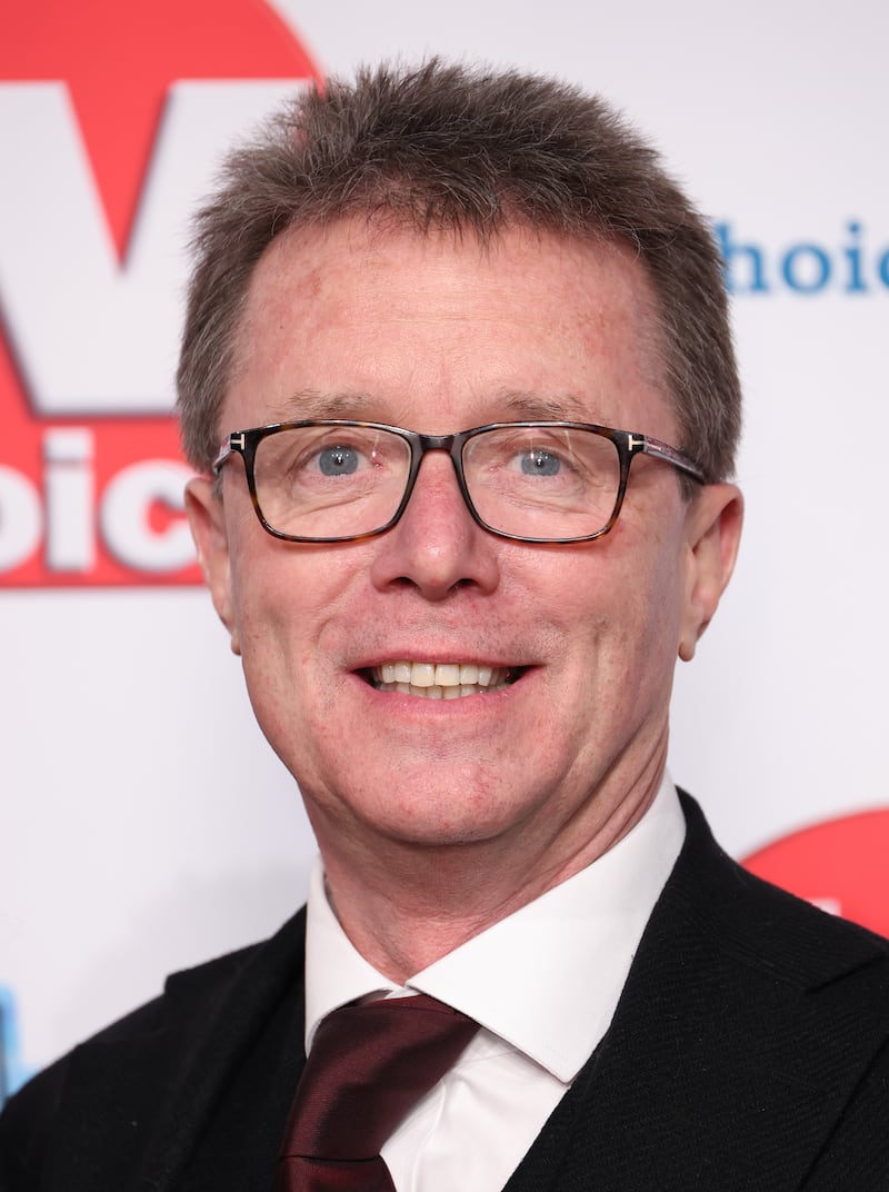 Nicky Campbell attends the TV Choice Awards 2025 at the Hilton Park Lane on February 10, 2025 in London, England.