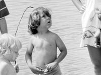Actor Jay Mello in the film "Jaws."