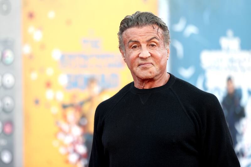 Sylvester Stallone attends the premiere of "The Suicide Squad" at Regency Village Theatre on August 2, 2021 in Los Angeles, California.