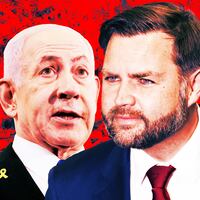 Bibi Netanyahu and JD Vance.