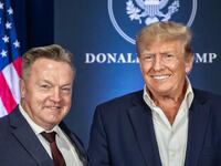 A photo of State Sen. Anthony Kern posing for a photo with Donald Trump.