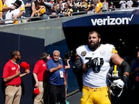 Alejandro Villanueva #78 of the Pittsburgh Steelers
