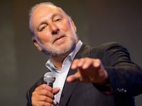 Brian Houston speaks on stage during the Hillsong Atlanta grand opening at Hillsong Atlanta on June 06, 2021 in Atlanta, Georgia.
