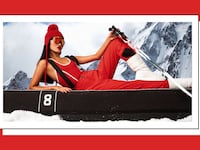 Woman lying on an Eight Sleep Pod 3 Cover.