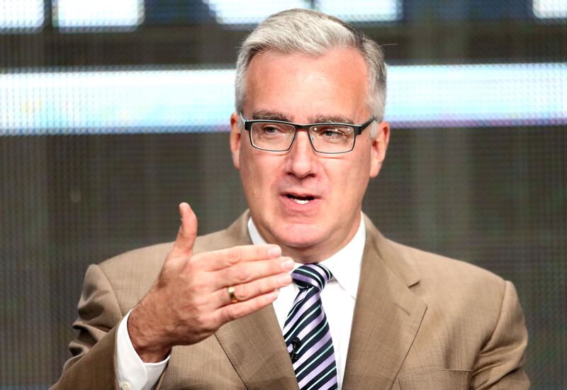 BEVERLY HILLS, CA - JULY 24: TV Personality Keith Olbermann speaks onstage during the Olbermann panel at the ESPN portion of the 2013 Summer Television Critics Association tour at the Beverly Hilton Hotel on July 24, 2013 in Beverly Hills, California. (Photo by Frederick M. Brown/Getty Images)