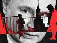 A photo illustration of Vladamir Putin