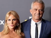 LOS ANGELES, CALIFORNIA - JANUARY 30: Cheryl Hines and Robert F. Kennedy Jr. attend the Curb Your Enthusiasm Season 12 premiere at DGA Theater Complex on January 30, 2024 in Los Angeles, California.