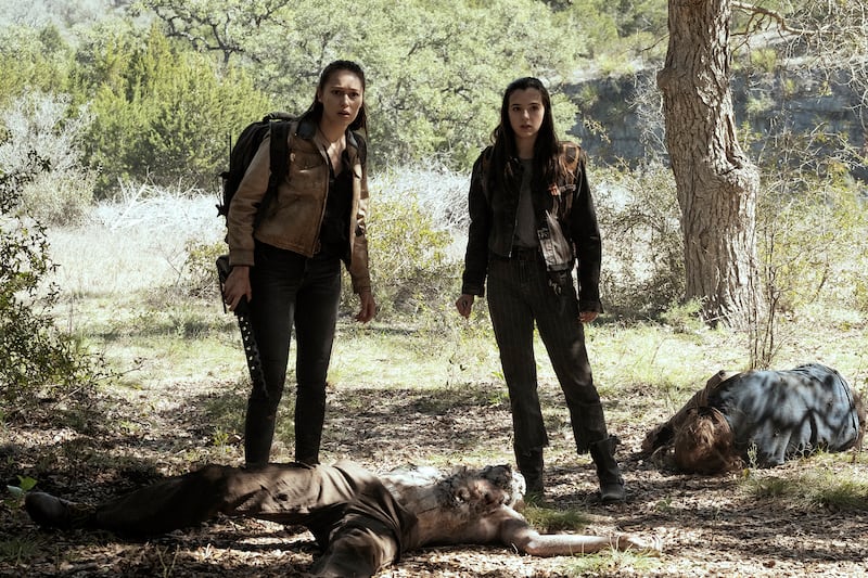 Alicia Clark and Charlie in Fear the Walking Dead.
