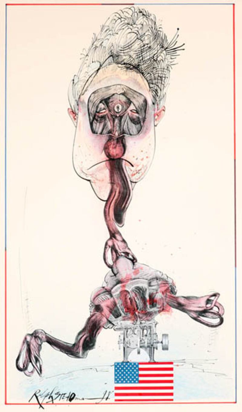 articles/2014/04/27/the-gonzo-artist-behind-ralph-steadman-s-most-famous-work/140425-ralph-steadman-embed-billclinton_p8gtqi