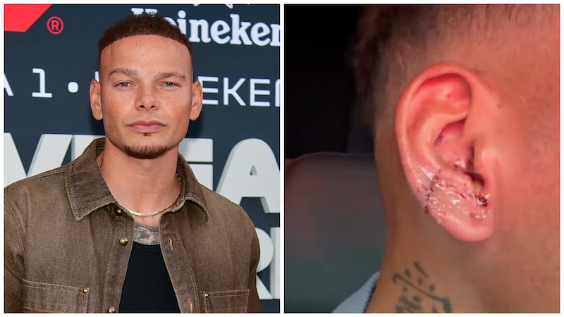 Kane Brown on red carpet and injury