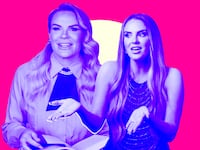 A photo illustration of Heather Gay and Whitney Rose on RHOSLC.
