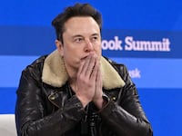 Elon Musk speaks onstage during The New York Times Dealbook Summit 2023 at Jazz at Lincoln Center on November 29, 2023 in New York City.