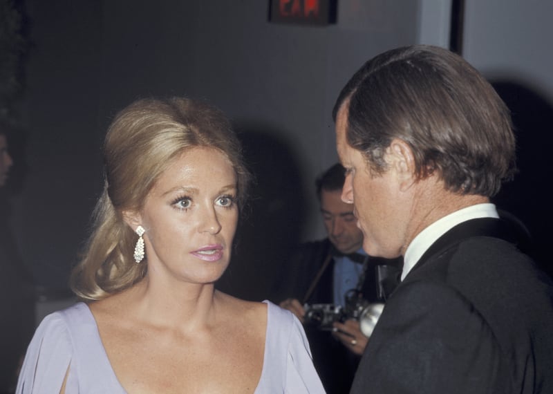 Ted Kennedy and Joan Kennedy during Opening of The Kennedy Center For The Performing Arts