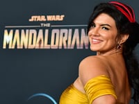 LOS ANGELES, CALIFORNIA - NOVEMBER 13: Gina Carano attends the premiere of Disney+'s "The Mandalorian" at El Capitan Theatre on November 13, 2019 in Los Angeles, California. (Photo by Rodin Eckenroth/FilmMagic)