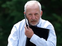 Former Treasury Secretary Larry Summers attends the Allen & Company Sun Valley Conference on July 9, 2025 in Sun Valley, Idaho.