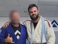 Two men in a gym