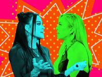 A photo illustration of Kyle Richards and Sutton Stracke on RHOBH reunion.
