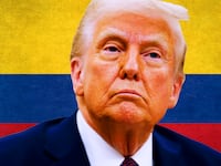 Trump, Columbian flag illustration