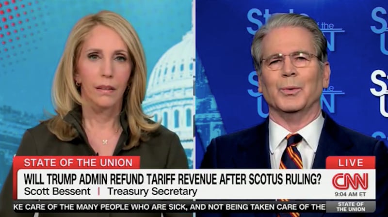 Scott Bessent on State of the Union with Dana Bash