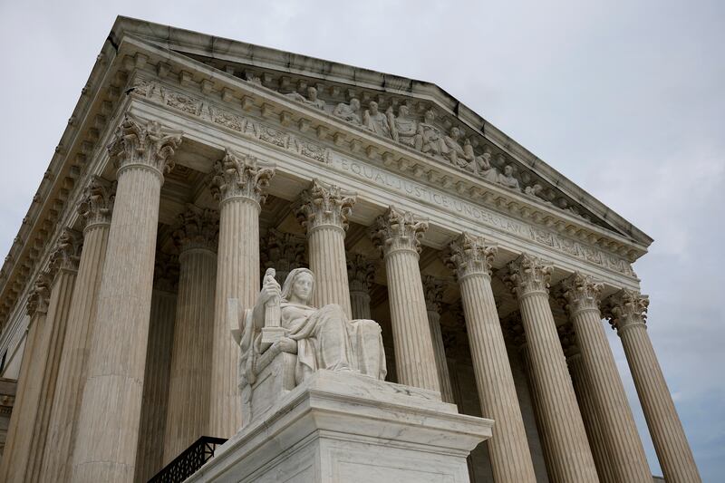 The U.S. Supreme Court is pictures on July 30, 2024 in Washington, D.C.