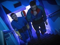 A photo still from Kneecap