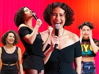 A photo illustration of Ilana Glazer.