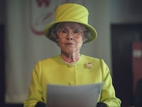 Imelda Staunton as the queen in 'The Crown.'