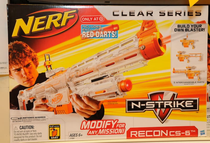 A woman hit in the eye with a Nerf dart says she's still suffering lingering effects from the injury months after the initial accident.