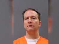 In this photo provided by the Minnesota Department of Corrections, former Minneapolis police officer Derek Chauvin poses for a booking photo after his conviction April 21, 2021