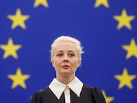 Yulia Navalnaya, the widow of Alexei Navalny, addressed the European Parliament just two days before her husband’s scheduled funeral.
