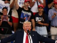 Donald Trump at the Atlanta rally