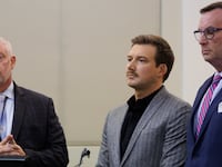 Country music star Morgan Wallen appears with attorney Worrick Robinson (R) in court for a plea hearing on December 12, 2024 at the Justice A. A. Birch Building in Nashville, Tennessee.