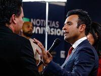 Presidential candidate Vivek Ramaswamy after the second GOP debate.