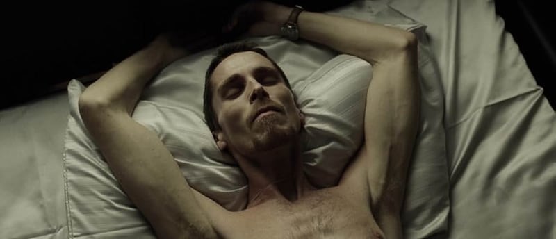Christian Bale appears unhealthily thin for his role in ‘The Machinist'
