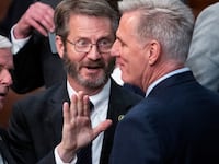 Tim Burchett, R-Tenn., and Republican Leader Kevin McCarthy, R-Calif..