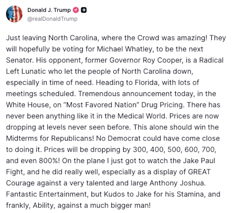 Trump Truth Social