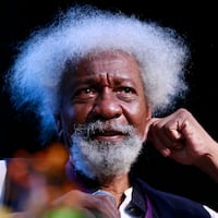 QUERETARO, MEXICO - 2022/09/03: Wole Soyinka speaks during day 4 of the 'Hay Festival Queretaro' at Teatro de la Ciudad. The Hay Festival Querétaro is a cultural and ideas festival for all audiences that celebrates the arts and sciences through inclusive, accessible and playful events. (Photo by Cesar Gomez/SOPA Images/LightRocket via Getty Images)