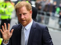 Britain's Prince Harry, Duke of Sussex walks outside the Rolls Building of the High Court in London, Britain June 7, 2023.
