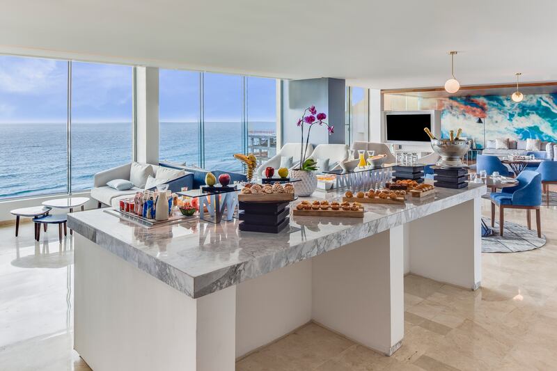 A suite at Live Aqua Cancun