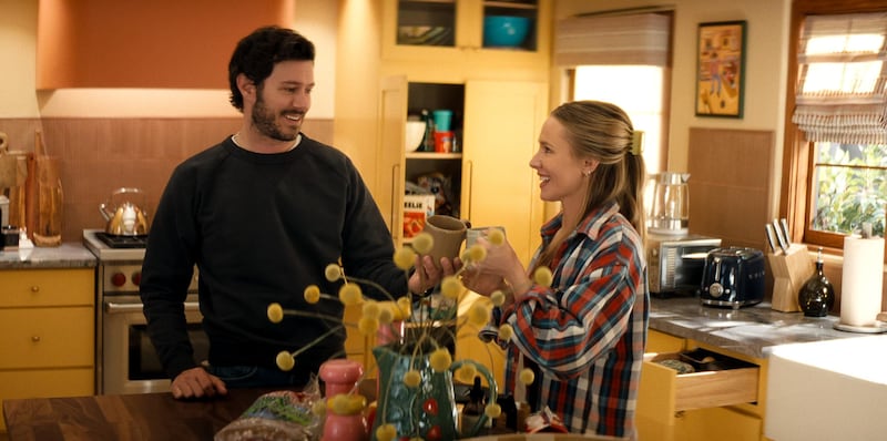 Adam Brody and Kristen Bell in “Nobody Wants This.”