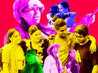 A photo illustration of the cast from the series finale of Reservation Dogs.