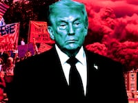 Donald Trump photo illustration
