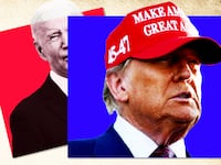 Joe Biden, Donald Trump illustration
