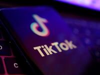 TikTok app logo is seen in this illustration taken Aug. 22, 2022.