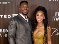 Jonathan Majors and Meagan Good