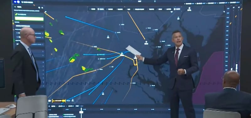 Secretary Sean Duffy presents a new tool after the Federal Aviation Administration officially implemented SMART on Monday at three major airports.