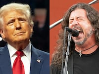 Donald Trump and Dave Grohl