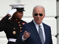 Joe Biden at the White House before Thanksgiving.