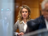 Elizabeth Holmes in court