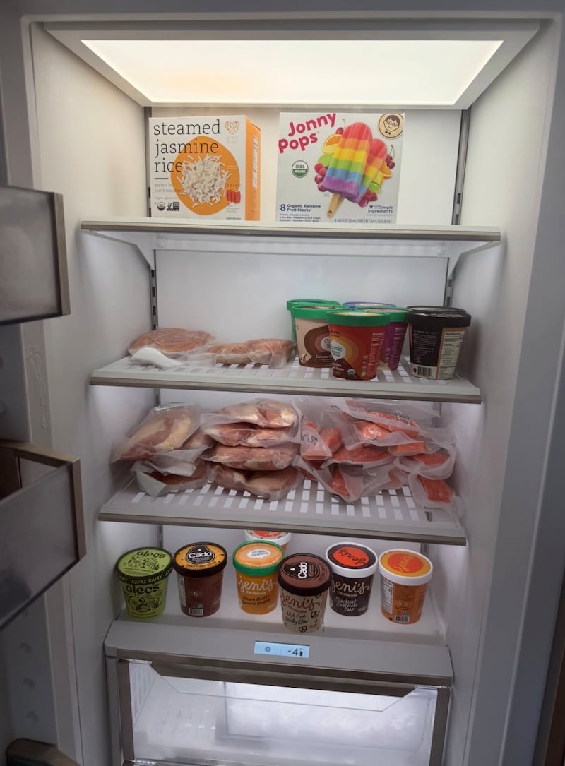 Ryan Seacrest shared the contents of his freezer on Instagram.